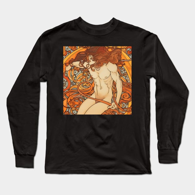 Ifrit drawing Long Sleeve T-Shirt by ComicsFactory